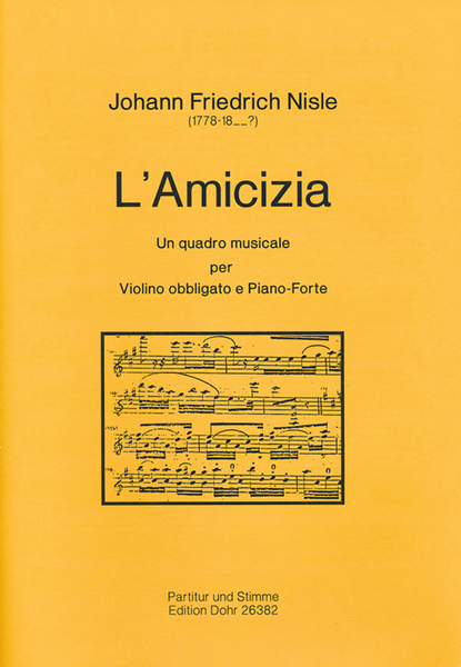 L'Amicizia -Un quadro musicale per Violino obbligato e Piano-Forte-