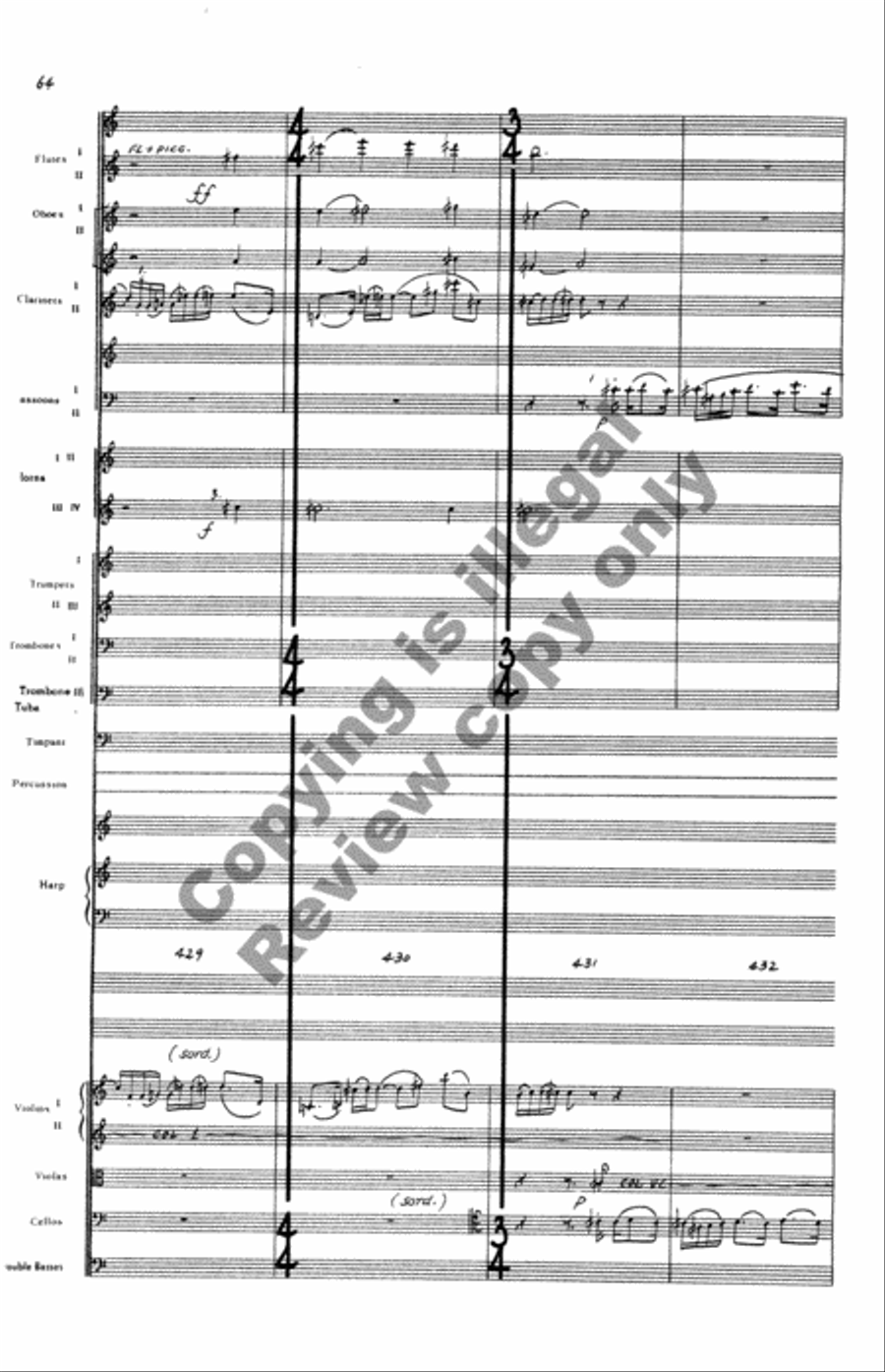 Concerto for Orchestra Full Orchestra scores gallery preview page 65