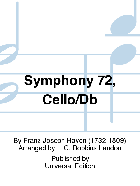 Symphony 72, Vc/Db