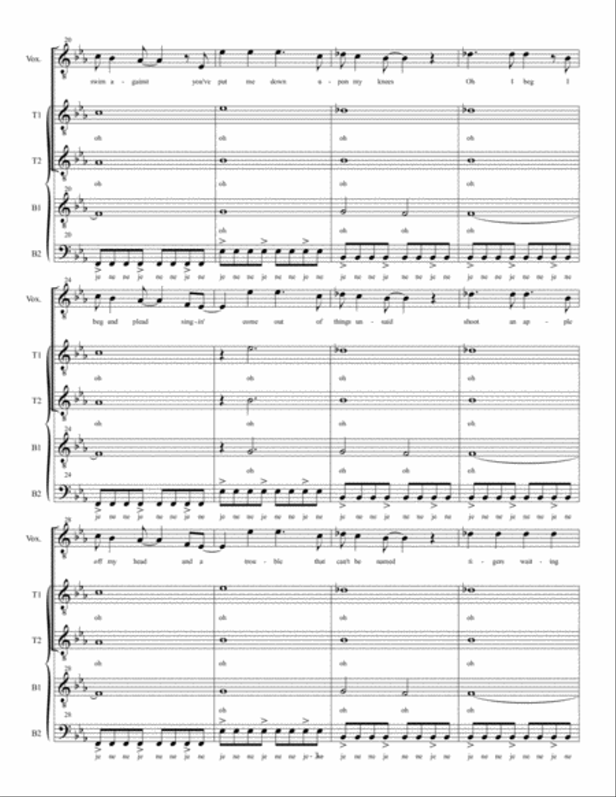 Clocks Clocks 4-Part scores gallery preview page 3