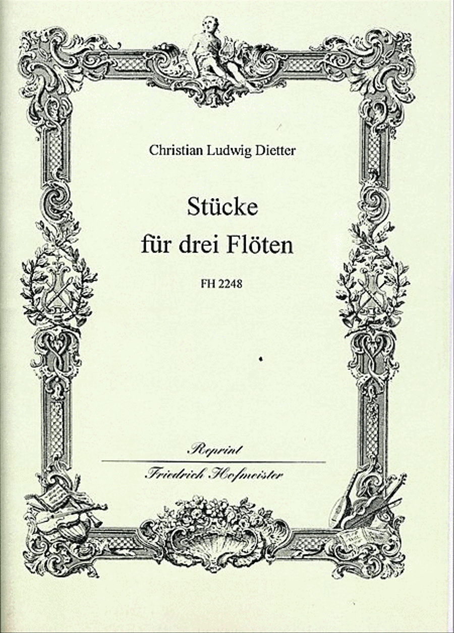 Stücke für 3 Flöten Flute scores gallery preview page 1