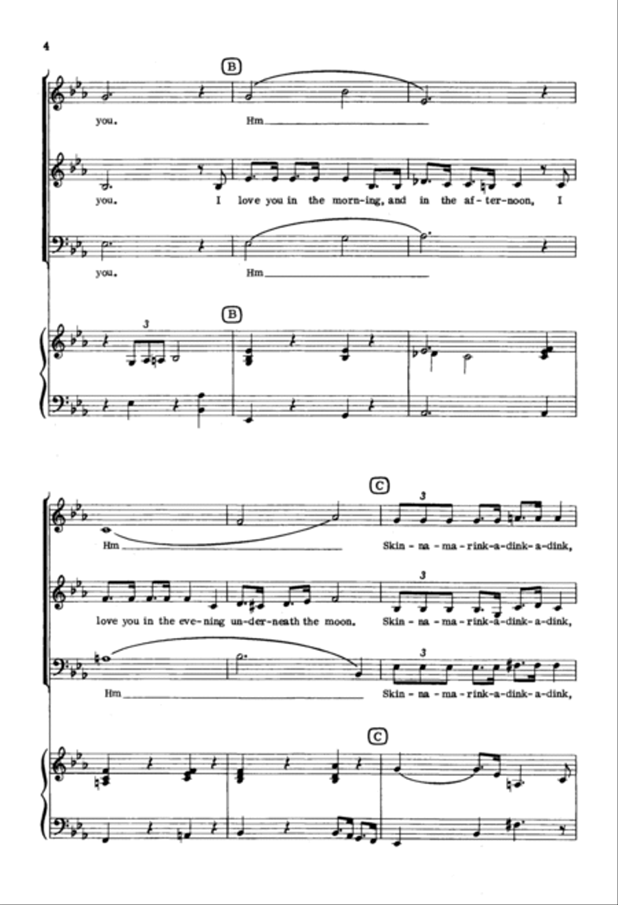 Skinnamarink 3-Part scores gallery preview page 3