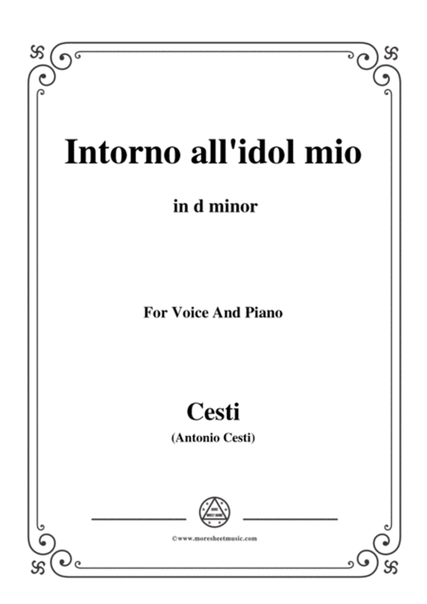 Cesti-Intorno all'idol mio,from 'Orontea',in d minor,for Voice and Piano image number null