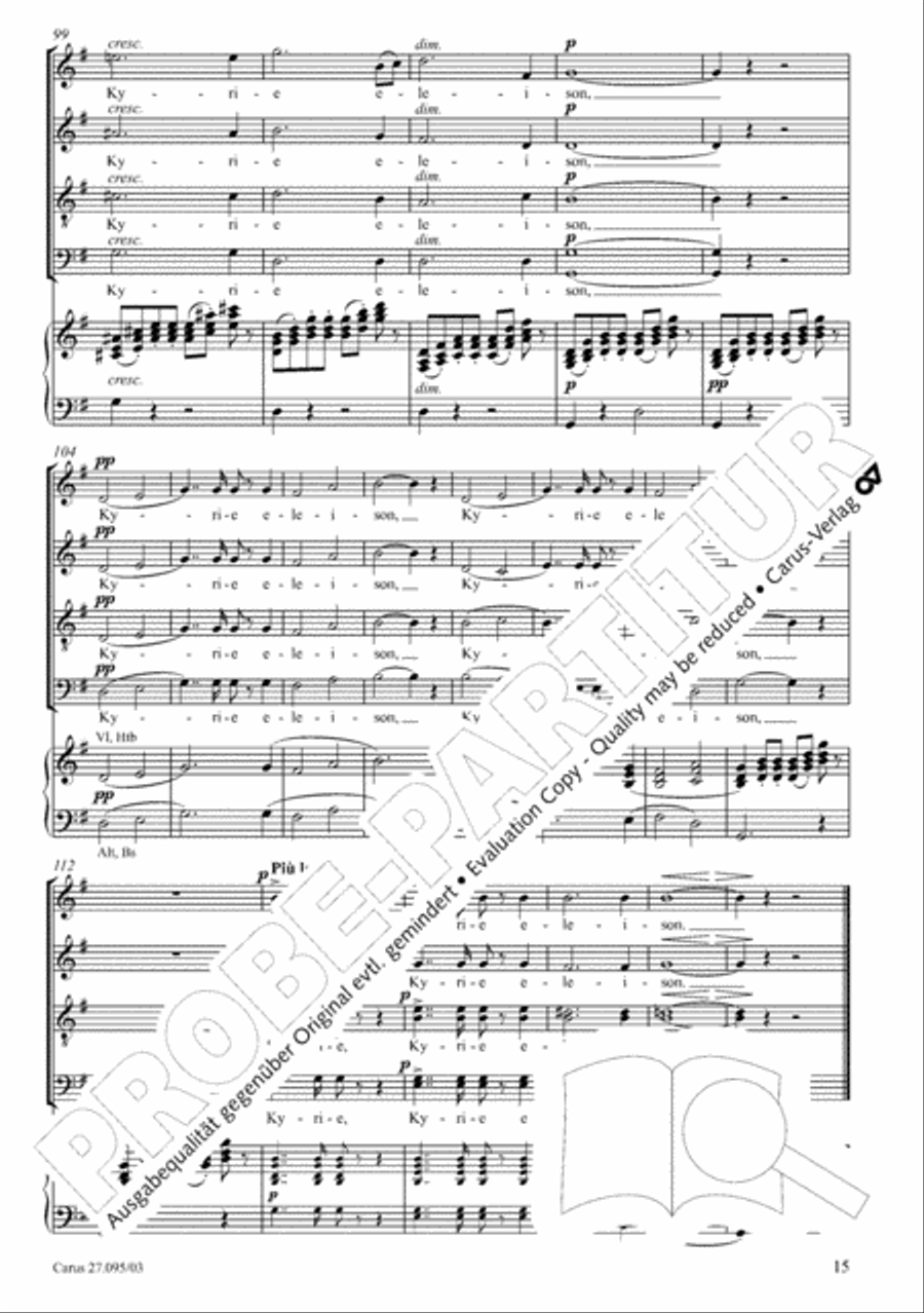 Messe solennelle de sainte Cecile Messe solennelle de sainte Cecile STB scores gallery preview page 16