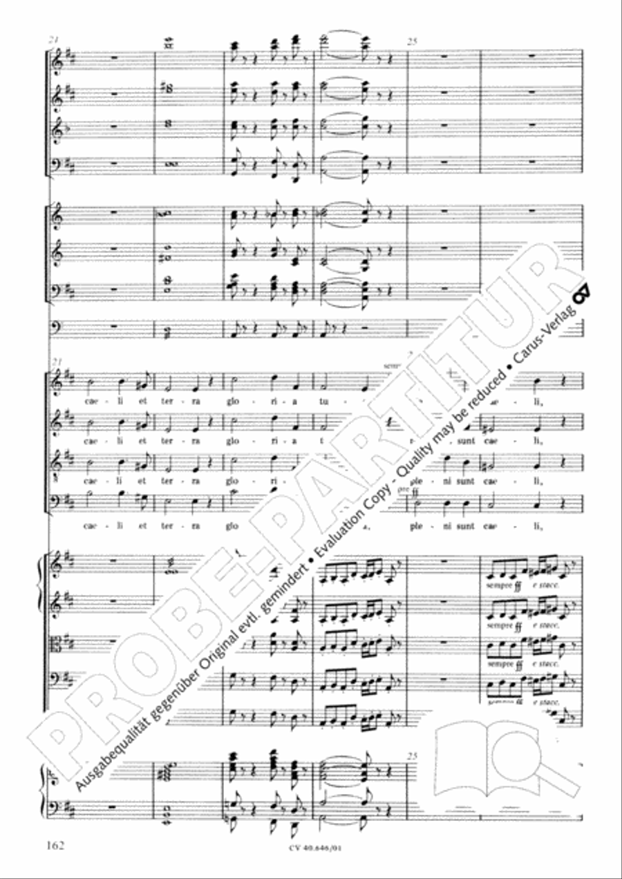 Mass in A Major (2 versions) STB scores gallery preview page 173