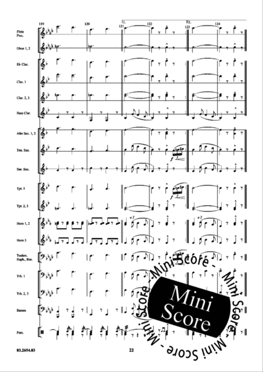 Blaze Away Blaze Away Concert Band scores gallery preview page 26