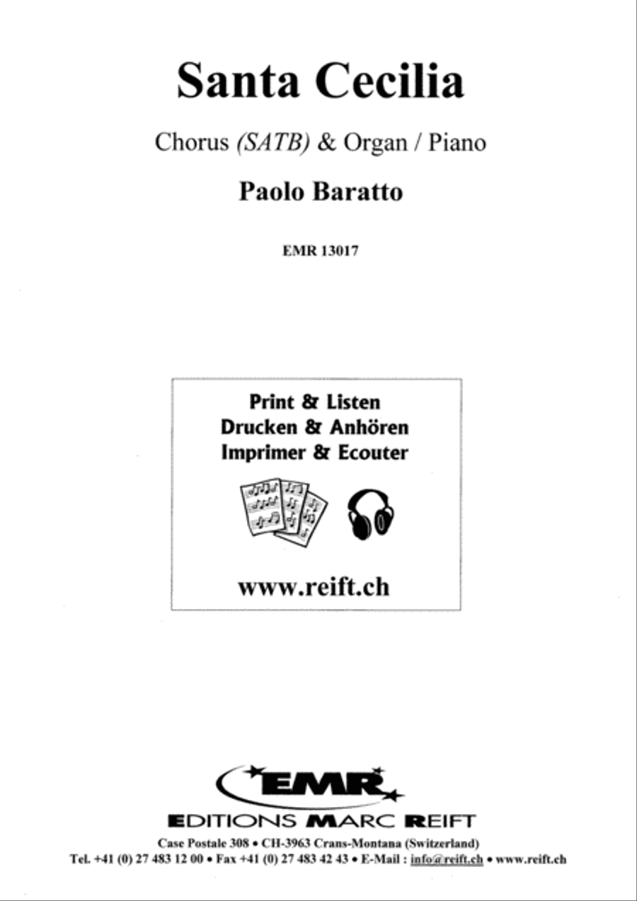 Santa Cecilia 4-Part scores gallery preview page 2