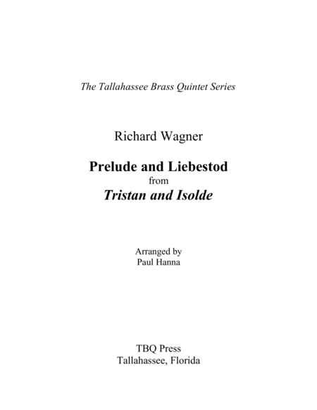 Prelude and Liebestod from Tristan and Isolde