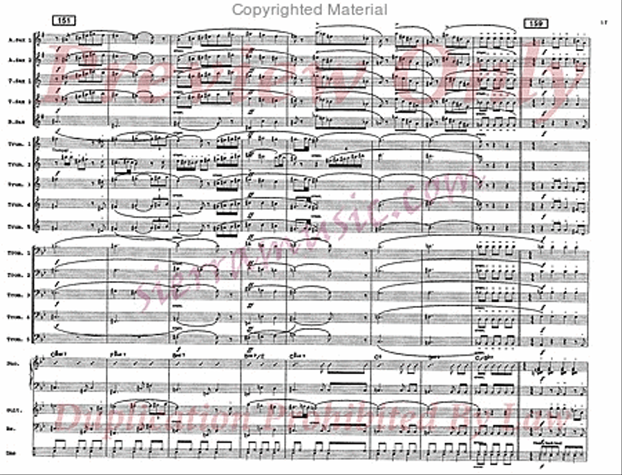 Every Summer Night Big Band scores gallery preview page 18