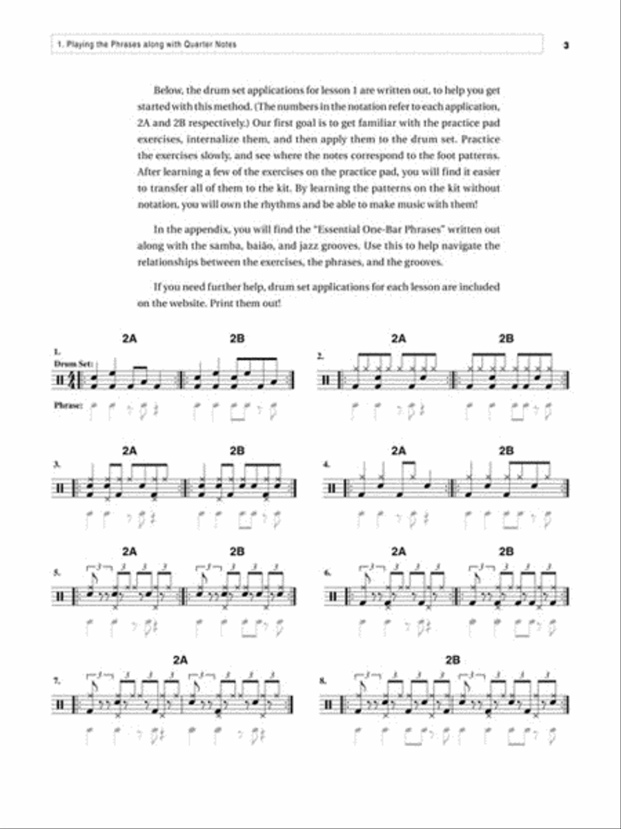 Phrasing: Advanced Rudiments for Creative Drumming Drums scores gallery preview page 5