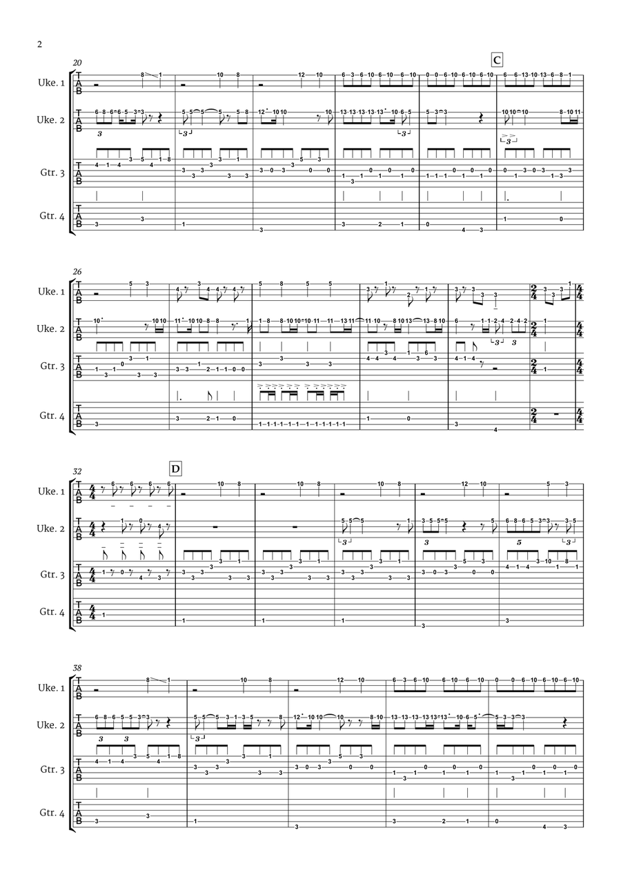 Bohemian Rhapsody Guitar scores gallery preview page 3