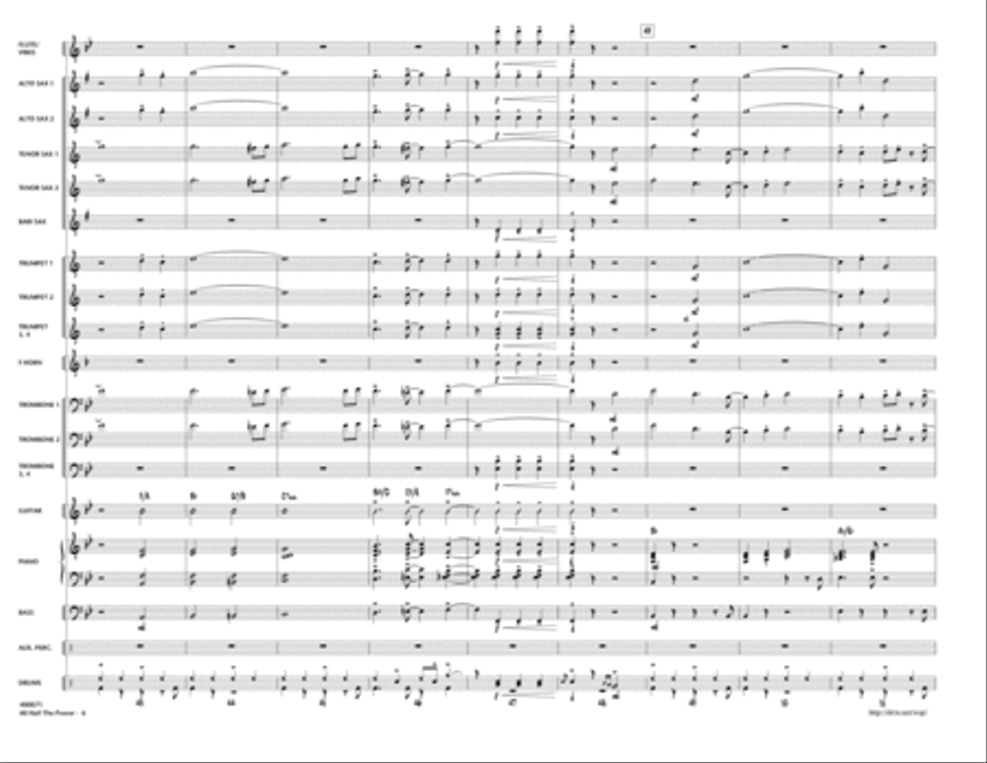 All Hail The Power Jazz Ensemble scores gallery preview page 6