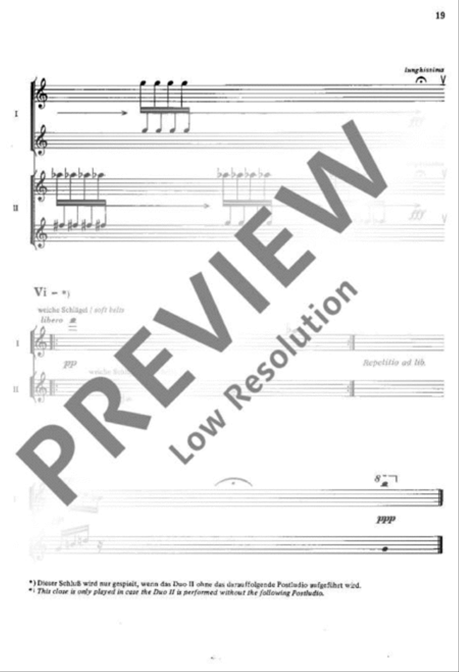 Katalog II Percussion scores gallery preview page 20