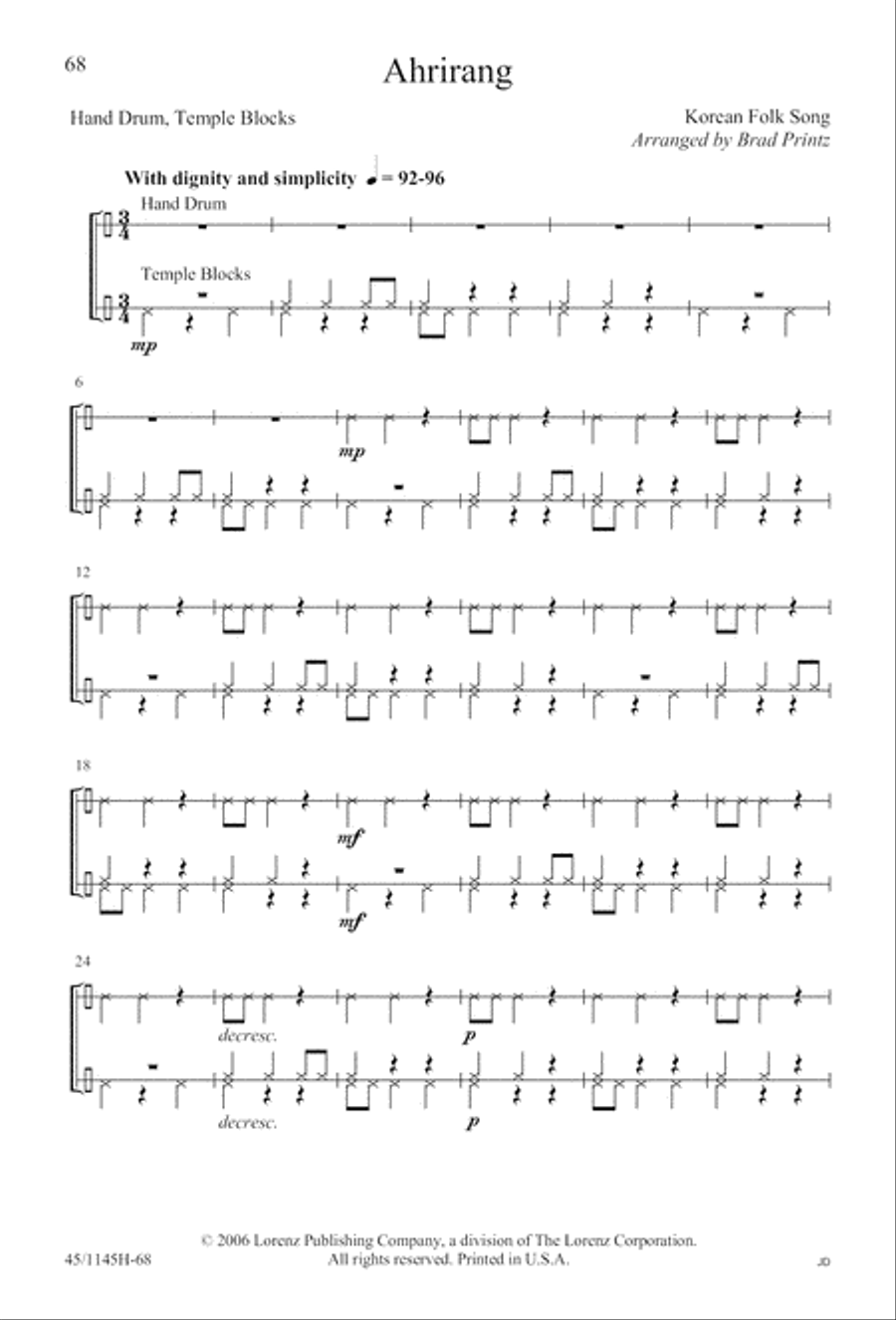 We Sing the World Around 2-Part scores gallery preview page 69