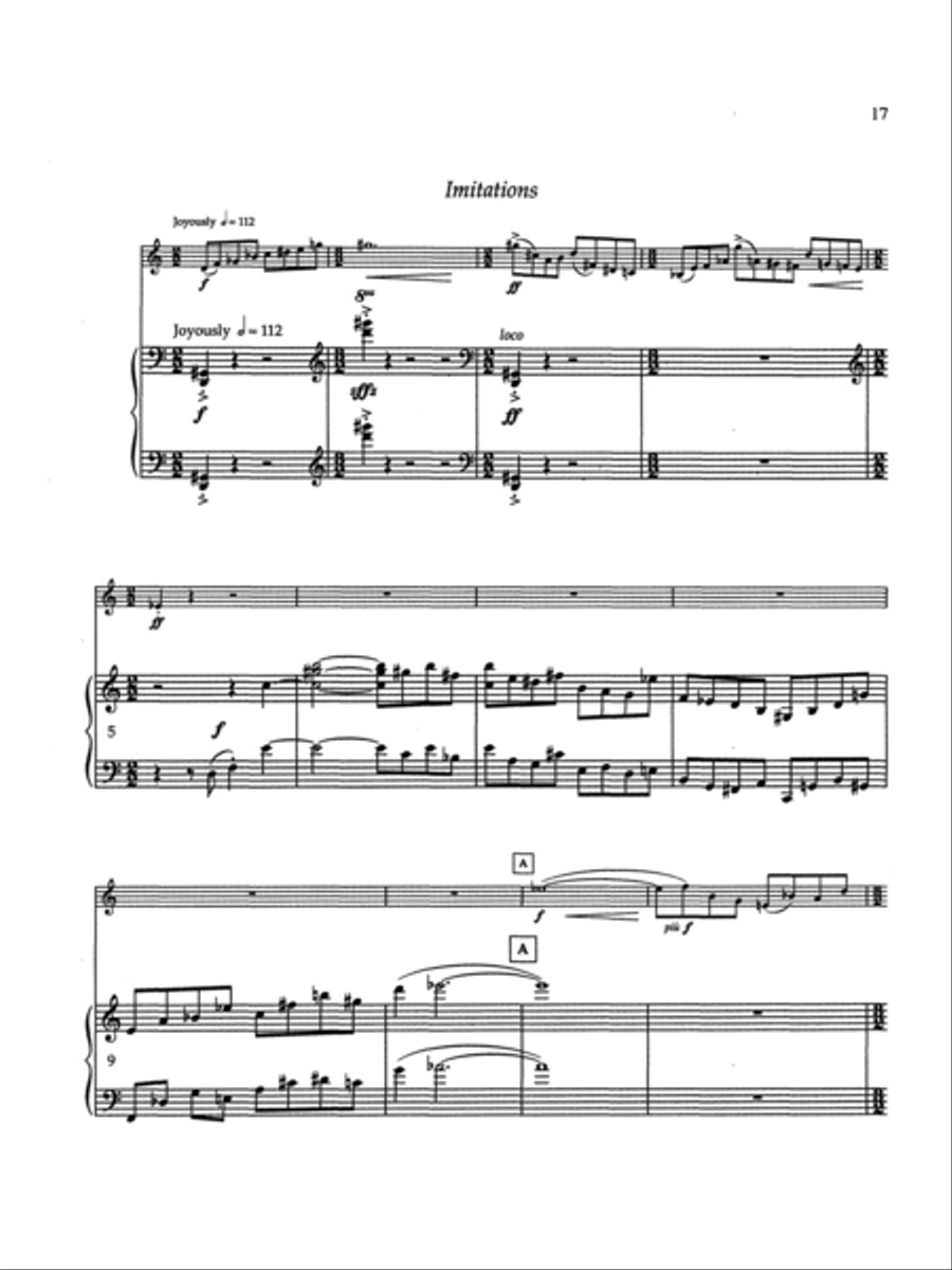 Sonata for Trumpet and Piano Trumpet Solo scores gallery preview page 5