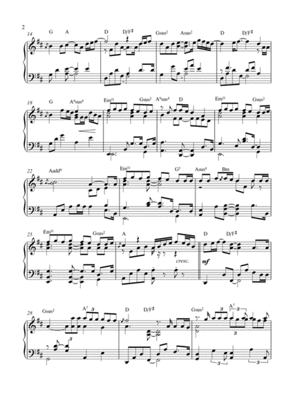 Thinking Out Loud (Adagio) - Piano sheet music for ballet class image number null