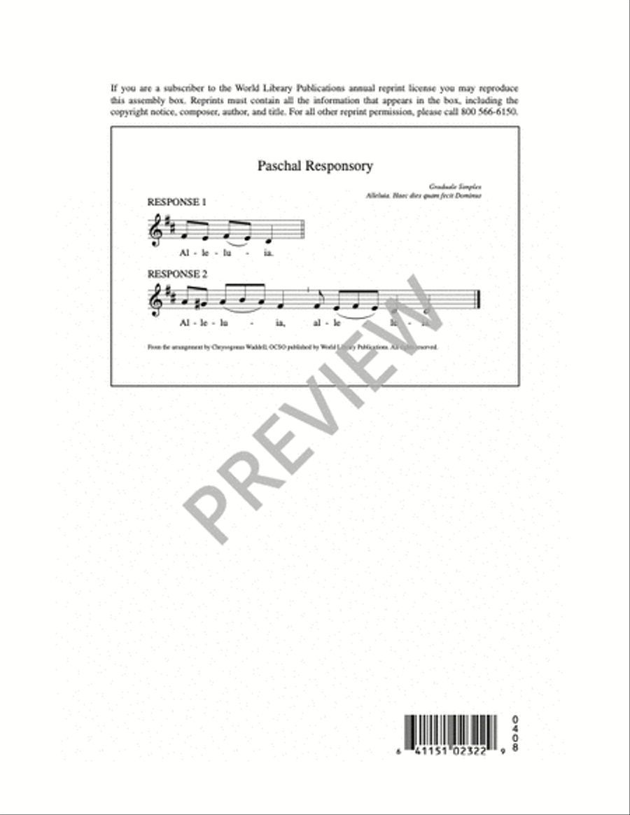 Paschal Responsory Paschal Responsory Easter scores gallery preview page 8