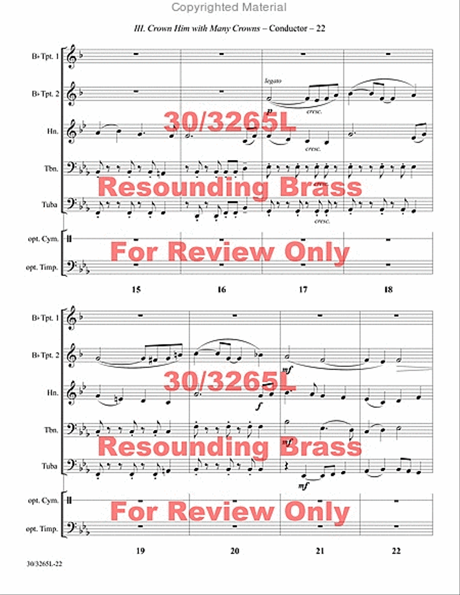 Resounding Brass Brass Quintet scores gallery preview page 23