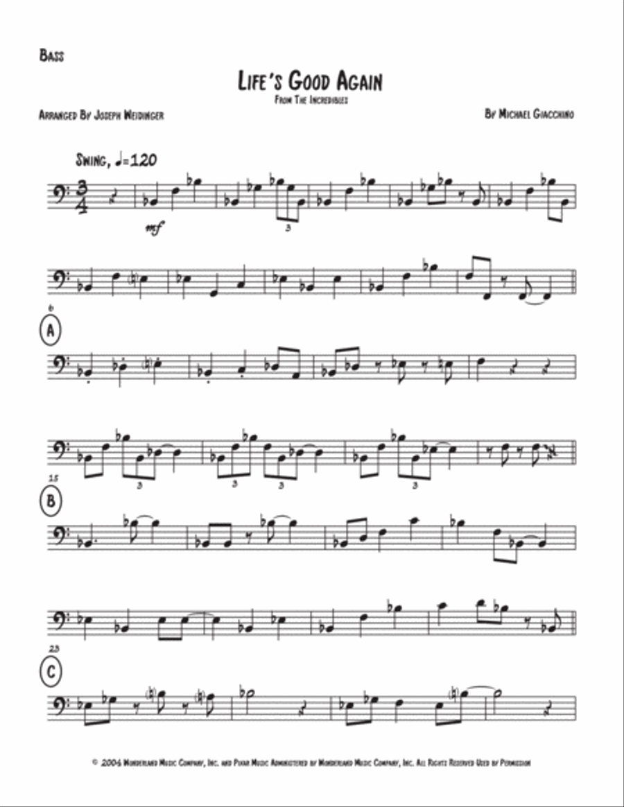 Life's Incredible Again Jazz Ensemble scores gallery preview page 5