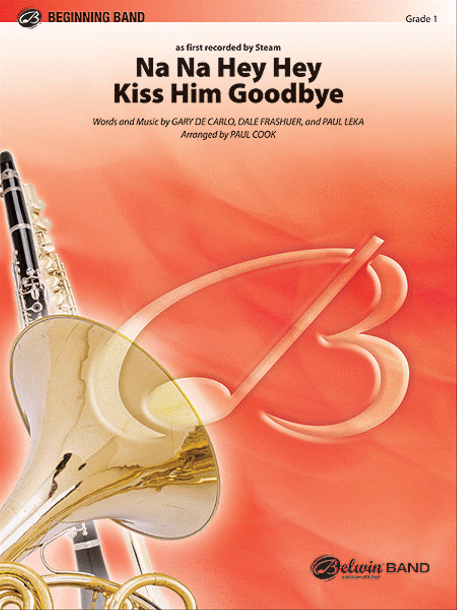 Na Na Hey Hey Kiss Him Goodbye Concert Band scores gallery preview page 1