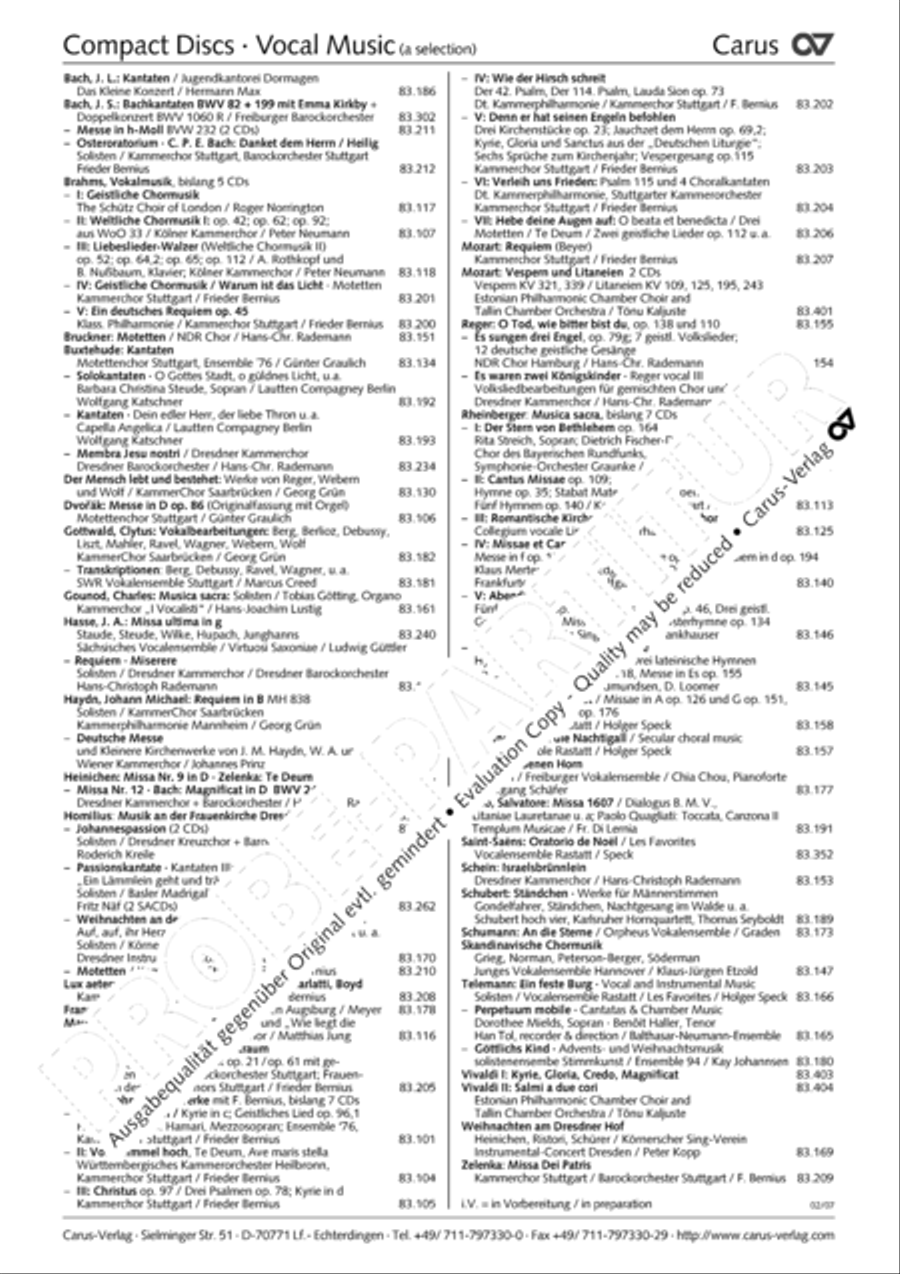 Nachtlied 3-Part scores gallery preview page 3