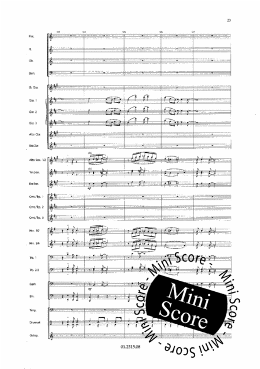 A Tribute to Stephen Foster Concert Band scores gallery preview page 27