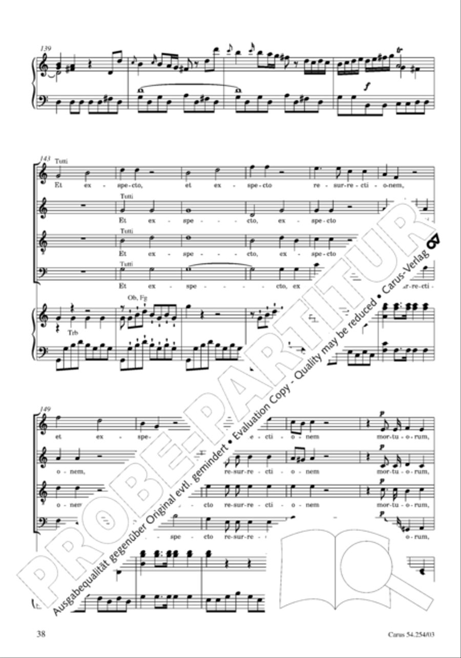 Missa Sancti Hieronymi 4-Part scores gallery preview page 39