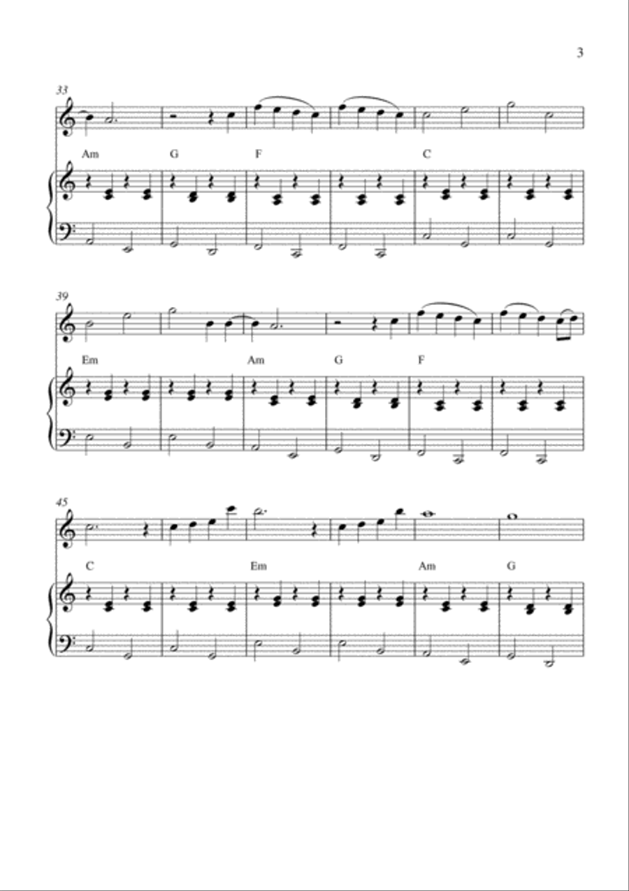 Count On Me Violin Solo scores gallery preview page 3