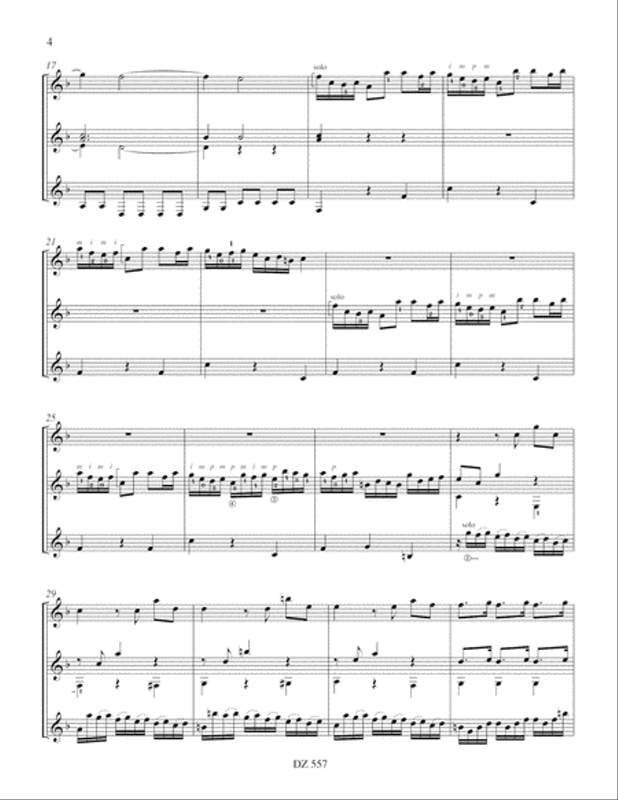 L'Estro Armonico, Concerto no 7, RV 567 Guitar Ensemble scores gallery preview page 4