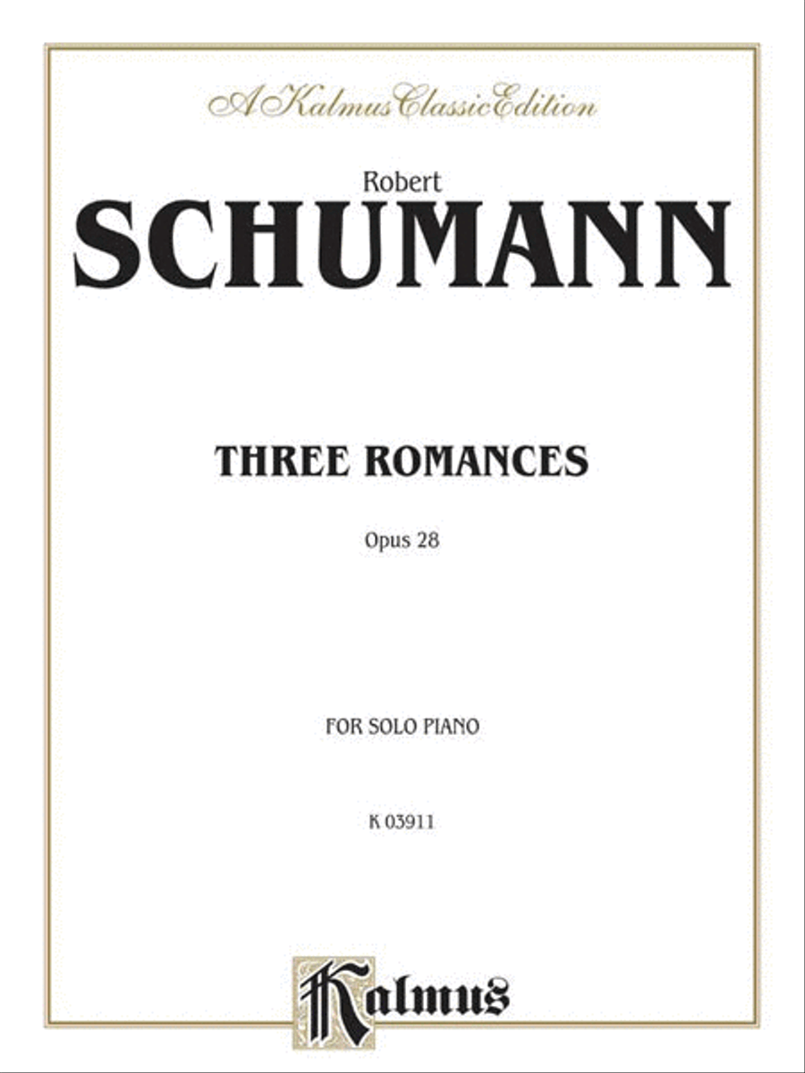 Three Romances, Op. 28