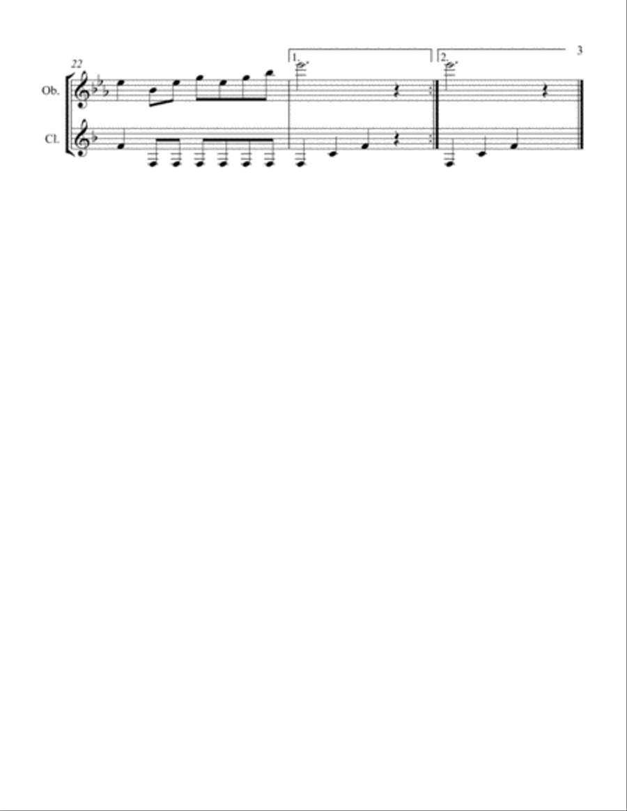Marche Woodwind Duet scores gallery preview page 3