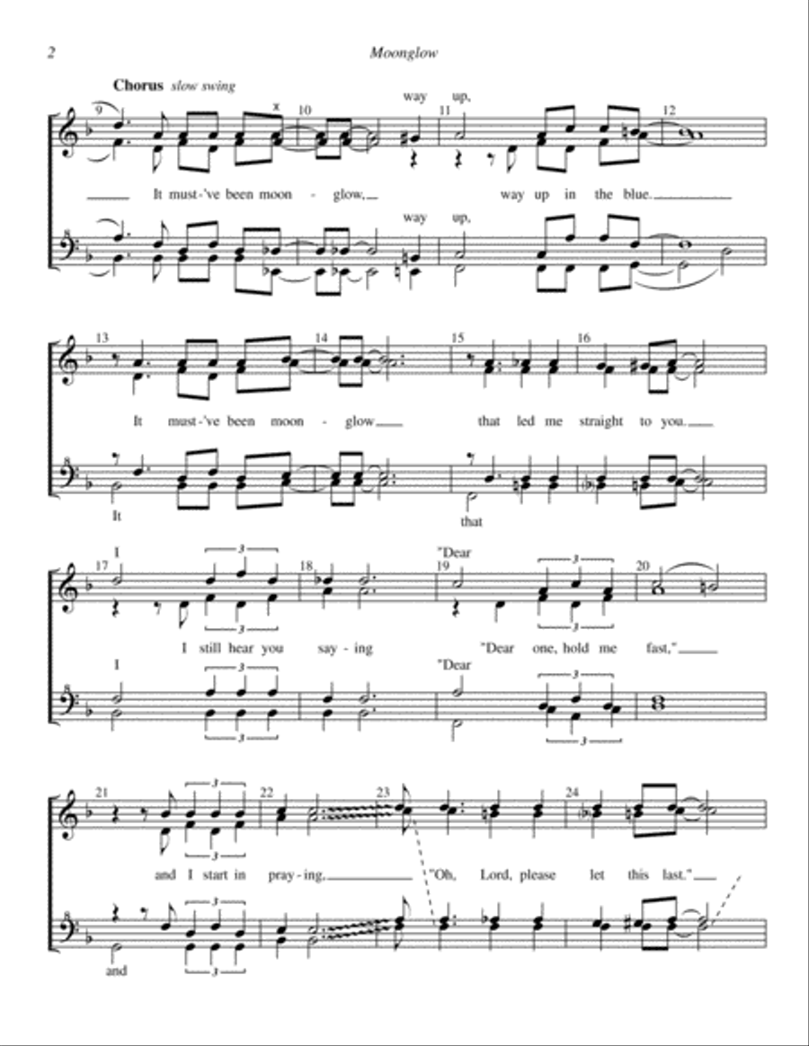 Moonglow Moonglow SSAA scores gallery preview page 2