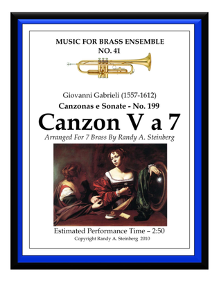 Canzon V a 7 - No. 199