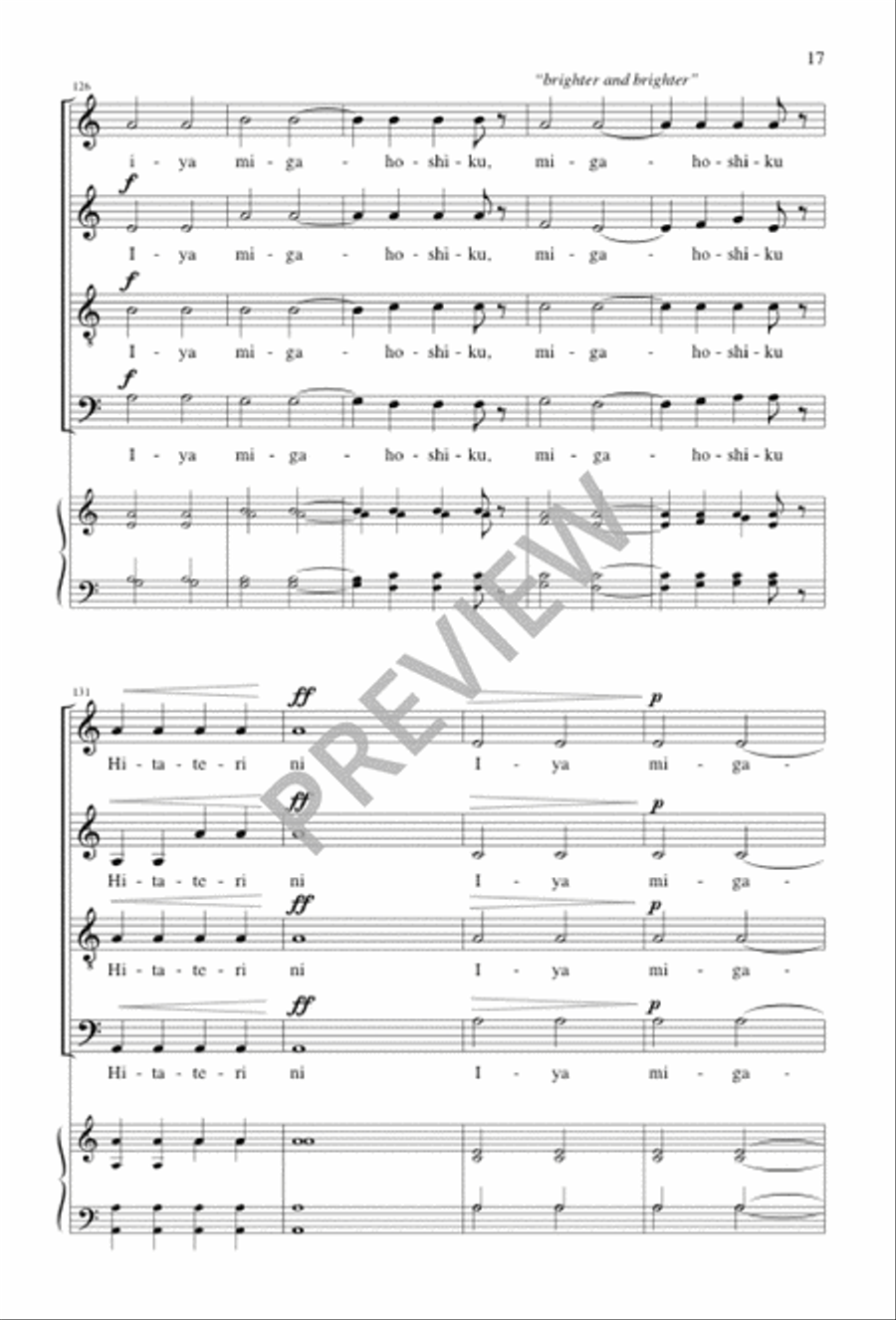 When Spring Is Born at Last 4-Part scores gallery preview page 17