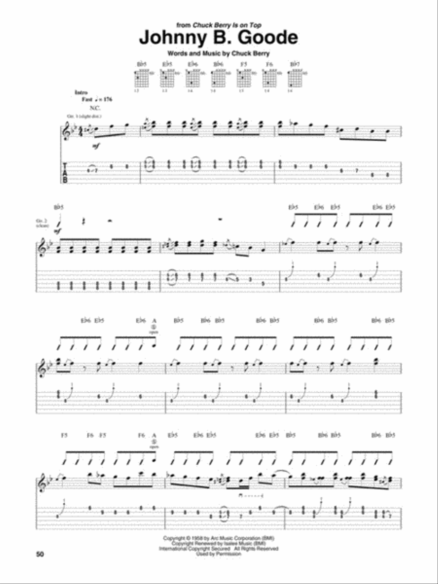 Chuck Berry Chuck Berry Electric Guitar scores gallery preview page 5