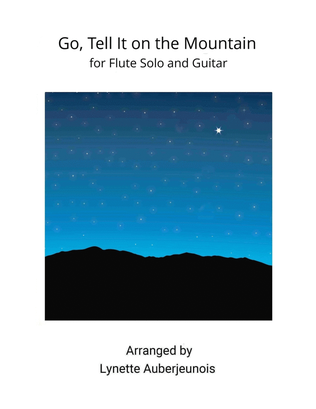 Go, Tell It on the Mountain - Flute Solo with Guitar Chords