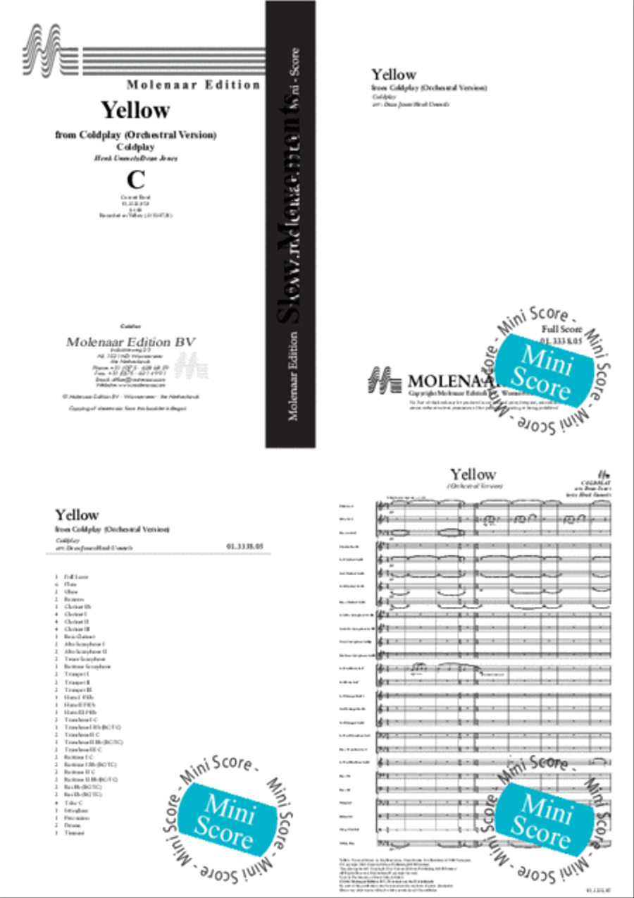 Yellow Concert Band scores gallery preview page 2