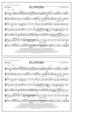 Flowers (arr. Tom Wallace) - Bb Horn