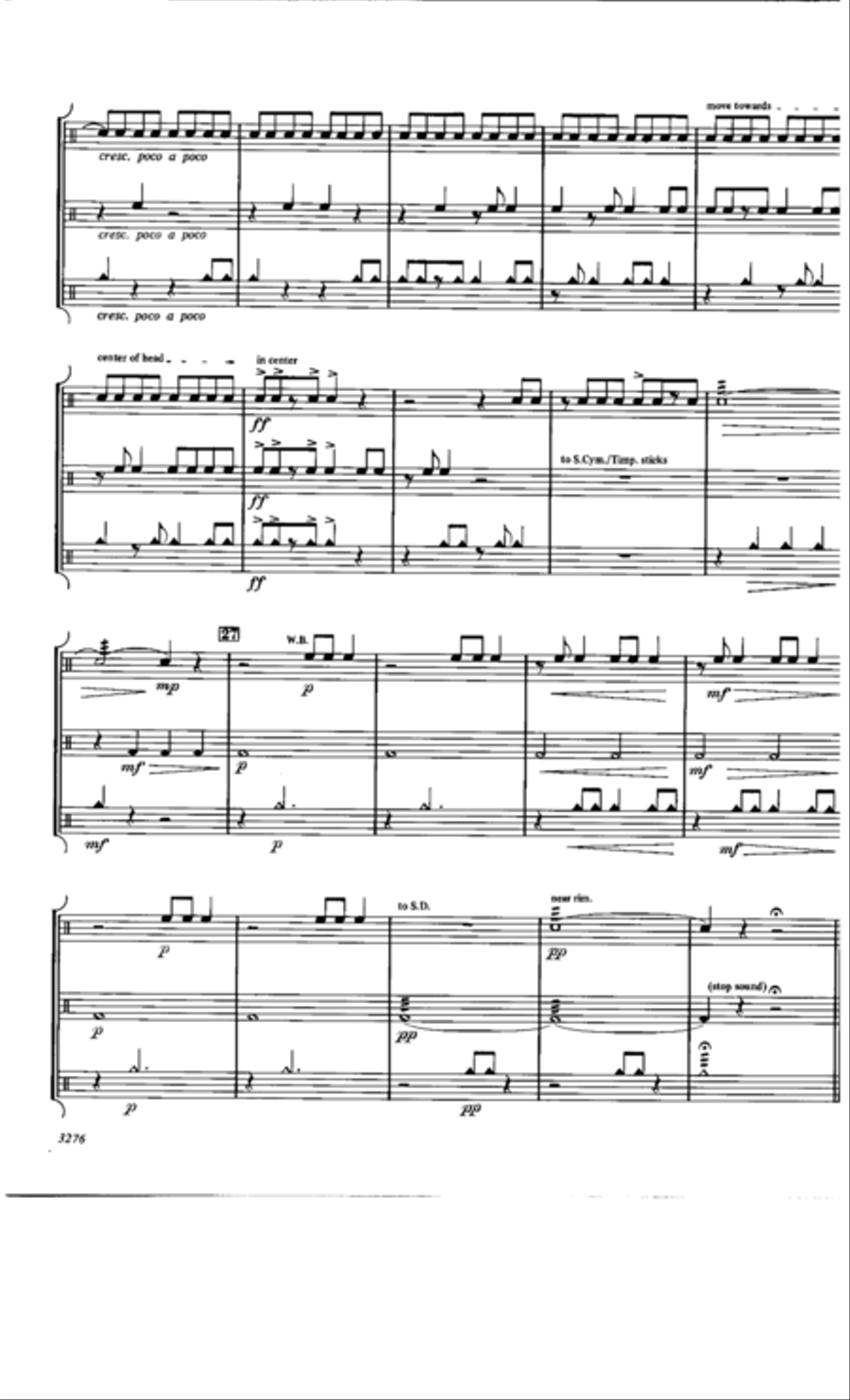 Holiday Suite for Percussion Percussion Ensemble scores gallery preview page 6