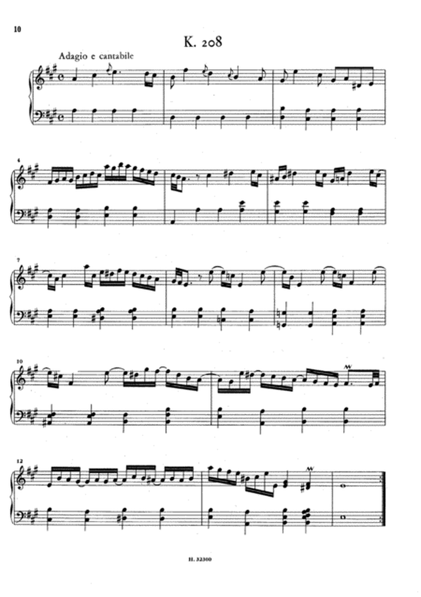 Scarlatti- Sonata in A major K208- L238( Original Version) image number null