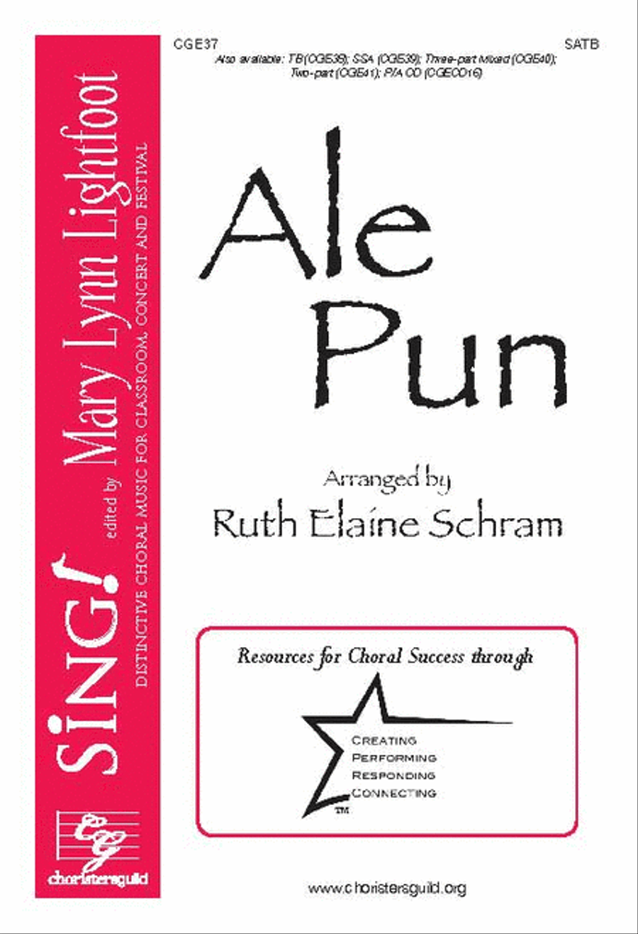 Ale Pun (SATB with Opt. Percussion) 4-Part scores gallery preview page 1