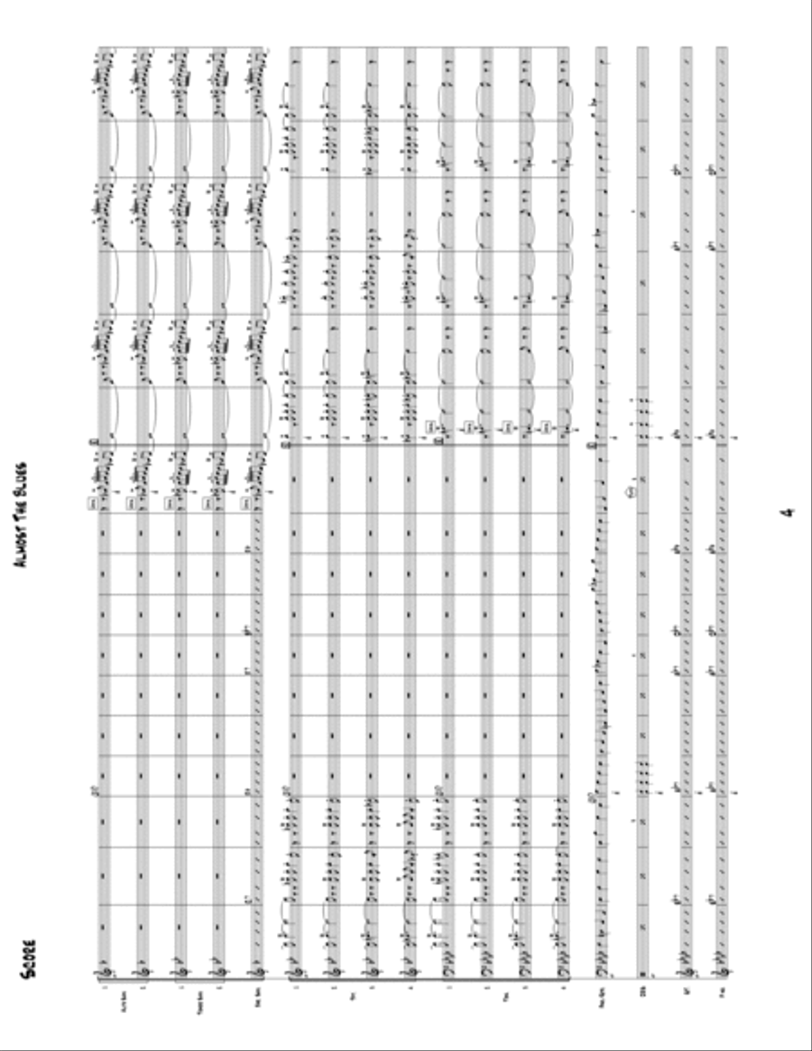 Almost The Blues Jazz Ensemble scores gallery preview page 4