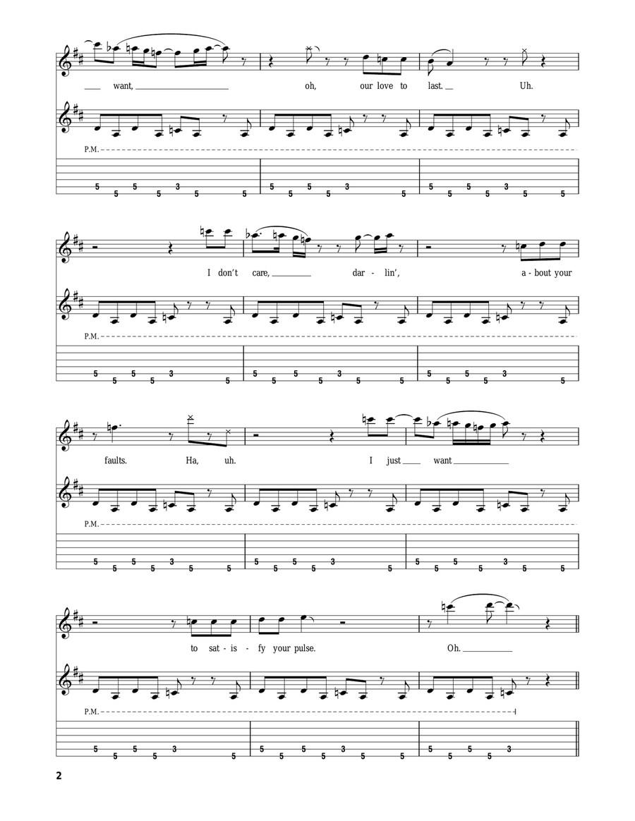 Cold Sweat, Pt. 1 Cold Sweat, Pt. 1 Acoustic Guitar scores gallery preview page 2