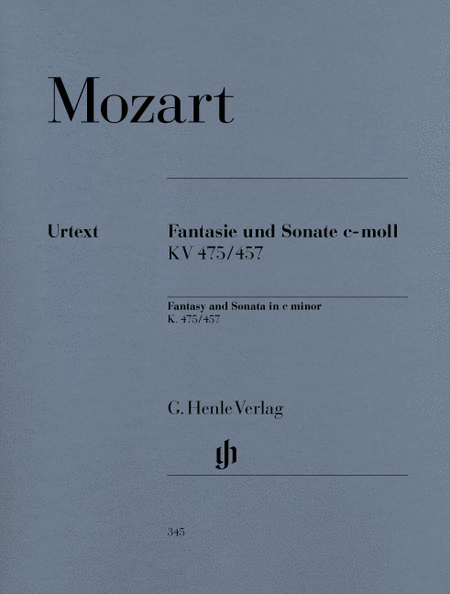 Mozart, Wolfgang Amadeus: Fantasy and sonata C minor KV 475/457 (revised edition with critical report)