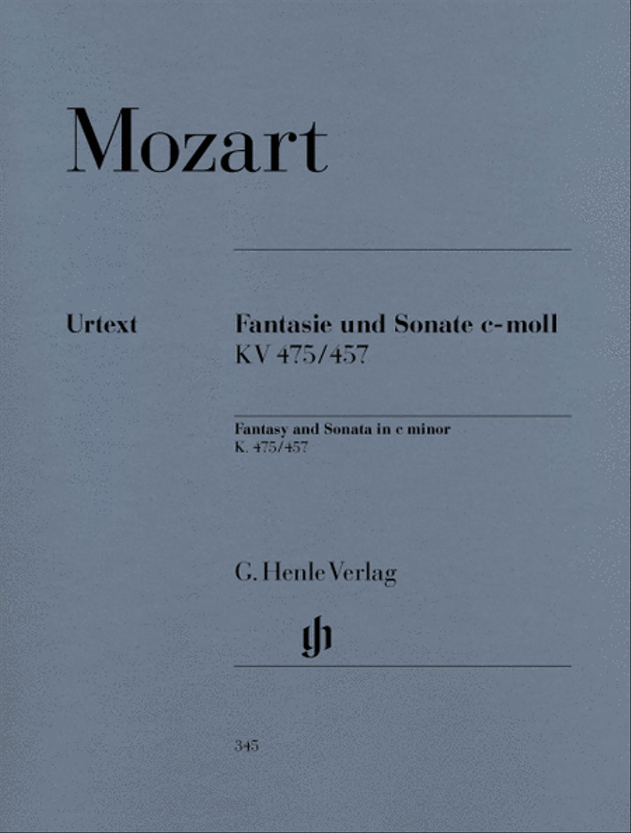 Fantasy and Sonata C minor K475/457 Piano Solo scores gallery preview page 1