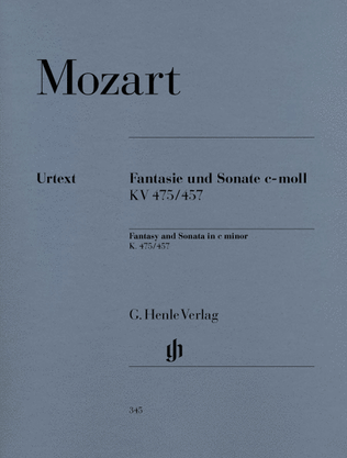 Book cover for Fantasy and Sonata C minor K475/457