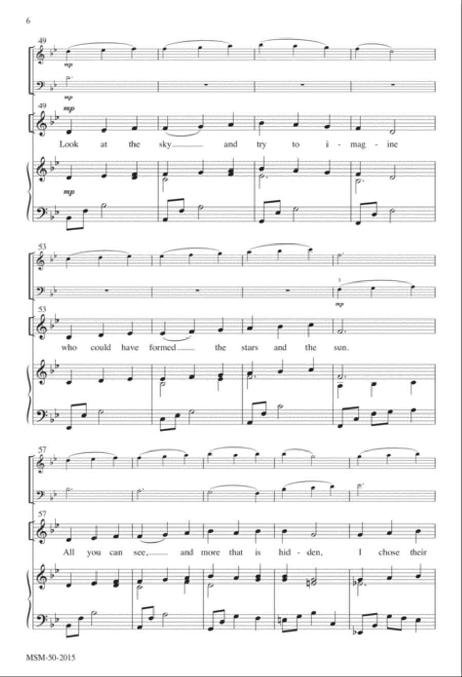 Hope in Me Hope in Me Unison Choir scores gallery preview page 5