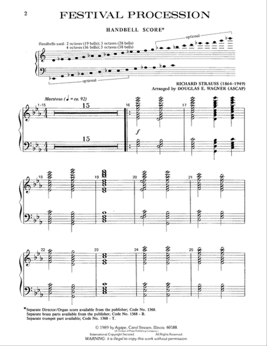 Festival Procession 5-Octaves scores gallery preview page 3
