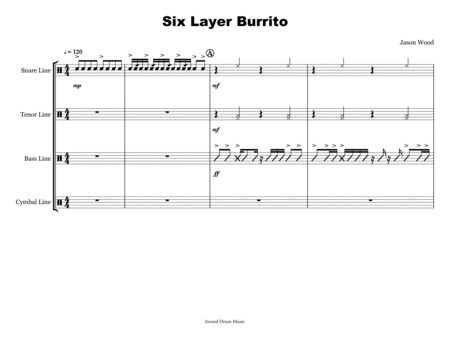 Six Layer Burrito (Drumline Cadence) image number null