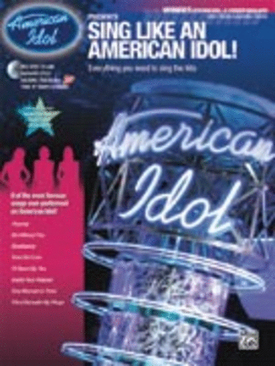 Sing Like An American Idol Mens Top Hits 1 Book/CD
